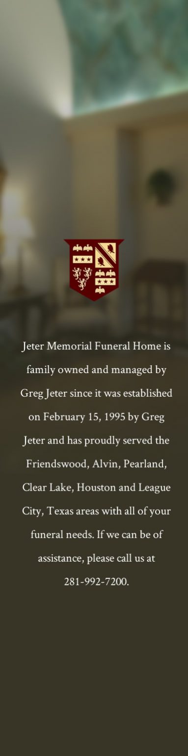 Current Services Jeter Memorial Services